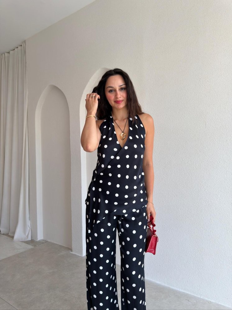  WOLVER Puantiyeli Takım 9003 - Siyah - Mooi Butik