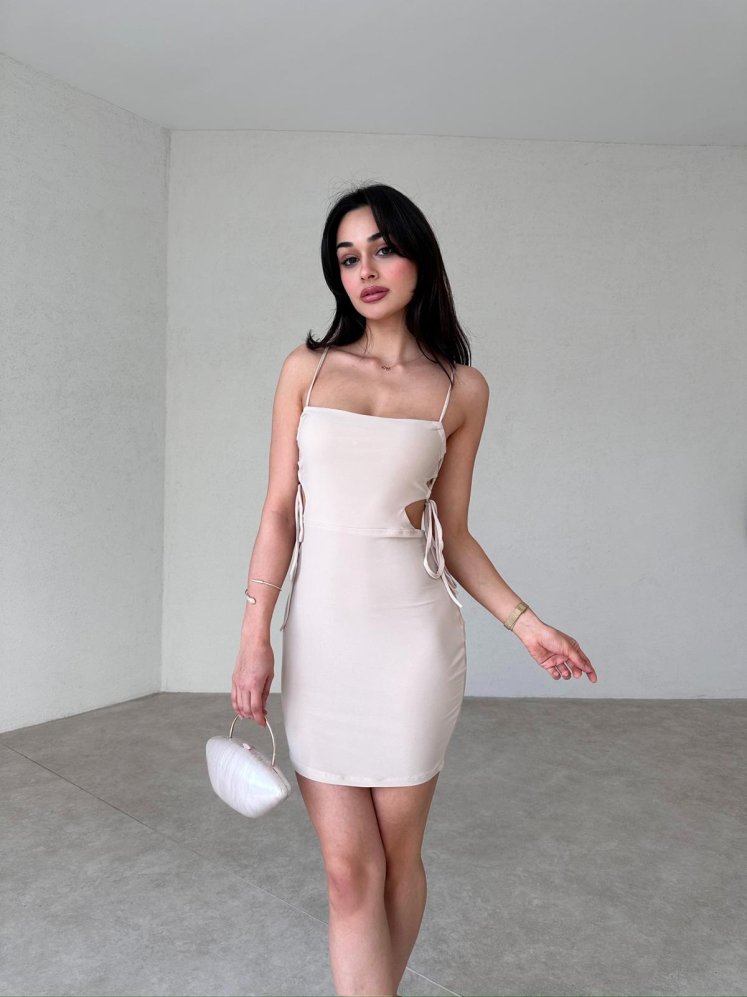 GORDON Elbise 6231 - Krem - Mooi Butik