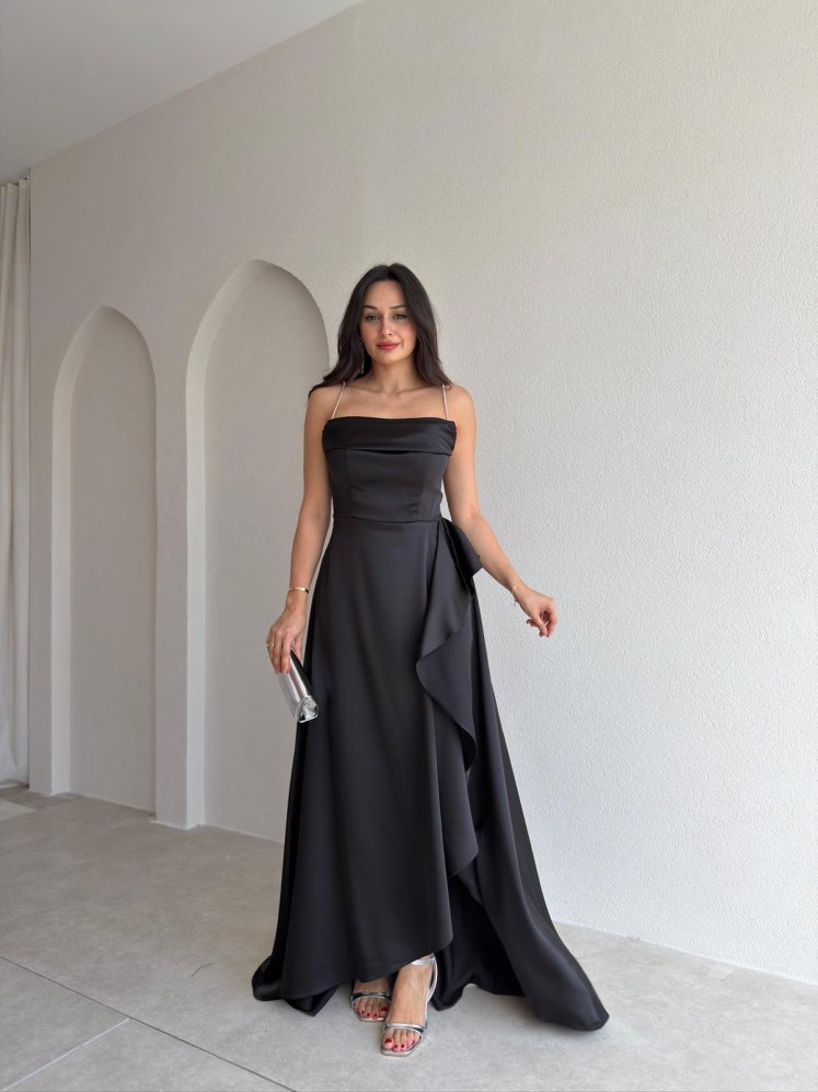 ZADİE Maxi Elbise 9632 - Siyah - Mooi Butik