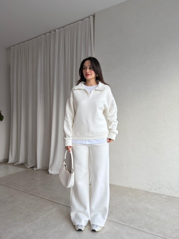 ZAURA Takım 8490 - Beyaz - Mooi Butik