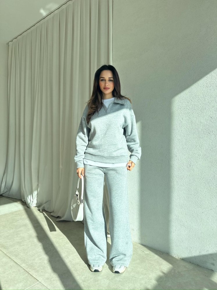 ZAURA Takım 8490 - Gri - Mooi Butik