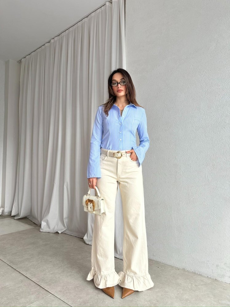 ZEST Jean 8368 - Krem - Mooi Butik