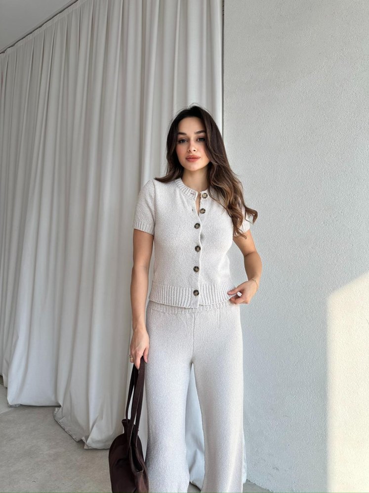 ZEUS Triko Takım 8681 - Krem - Mooi Butik