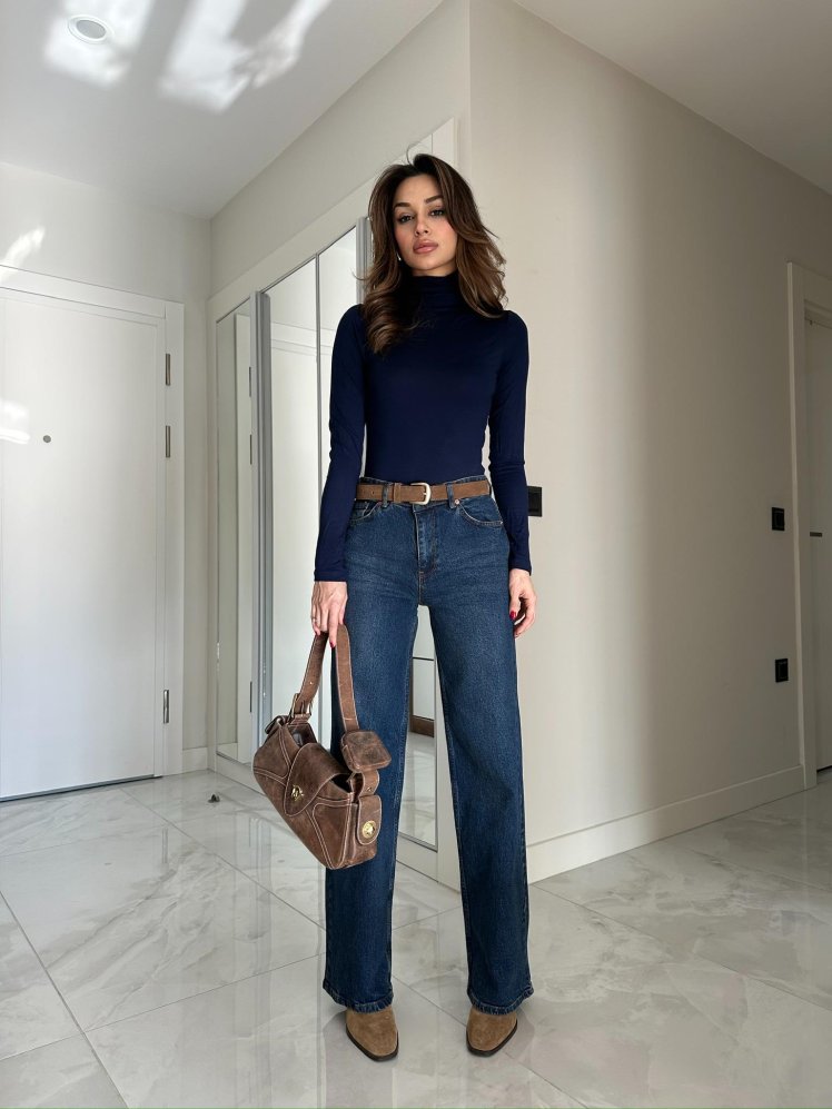 ZOLLER Jean 6421 - Kahverengi Tint - Mooi Butik